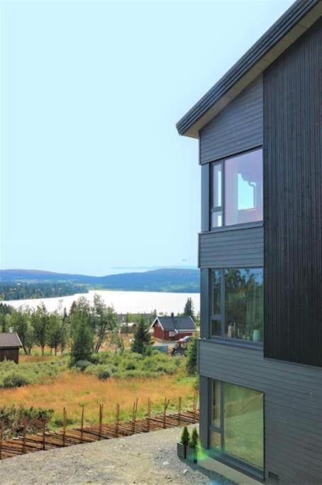 Leilighet Med Panoramautsikt Sjusjoen Innendors Parkering Exterior photo