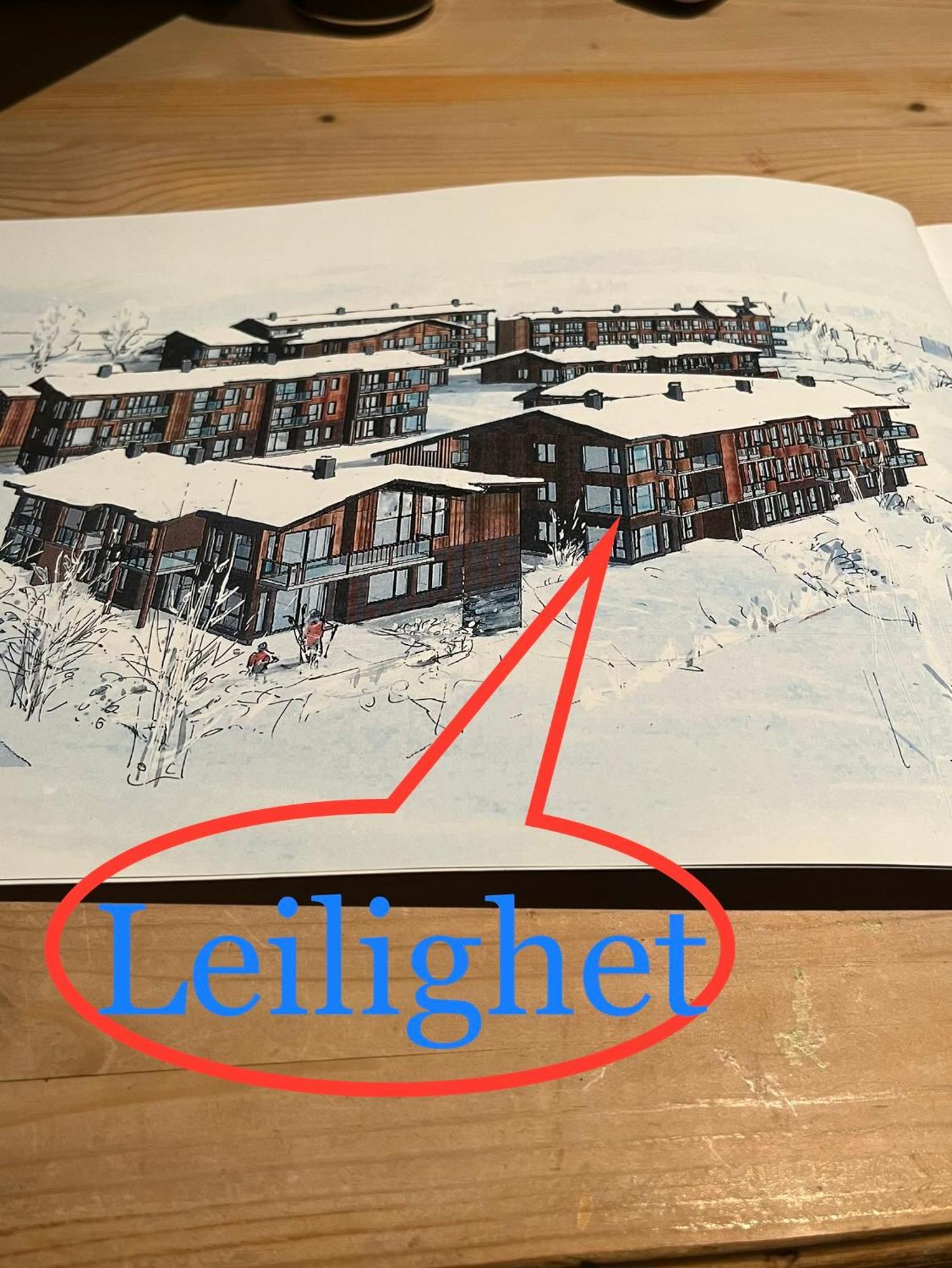 Leilighet Med Panoramautsikt Sjusjoen Innendors Parkering Exterior photo